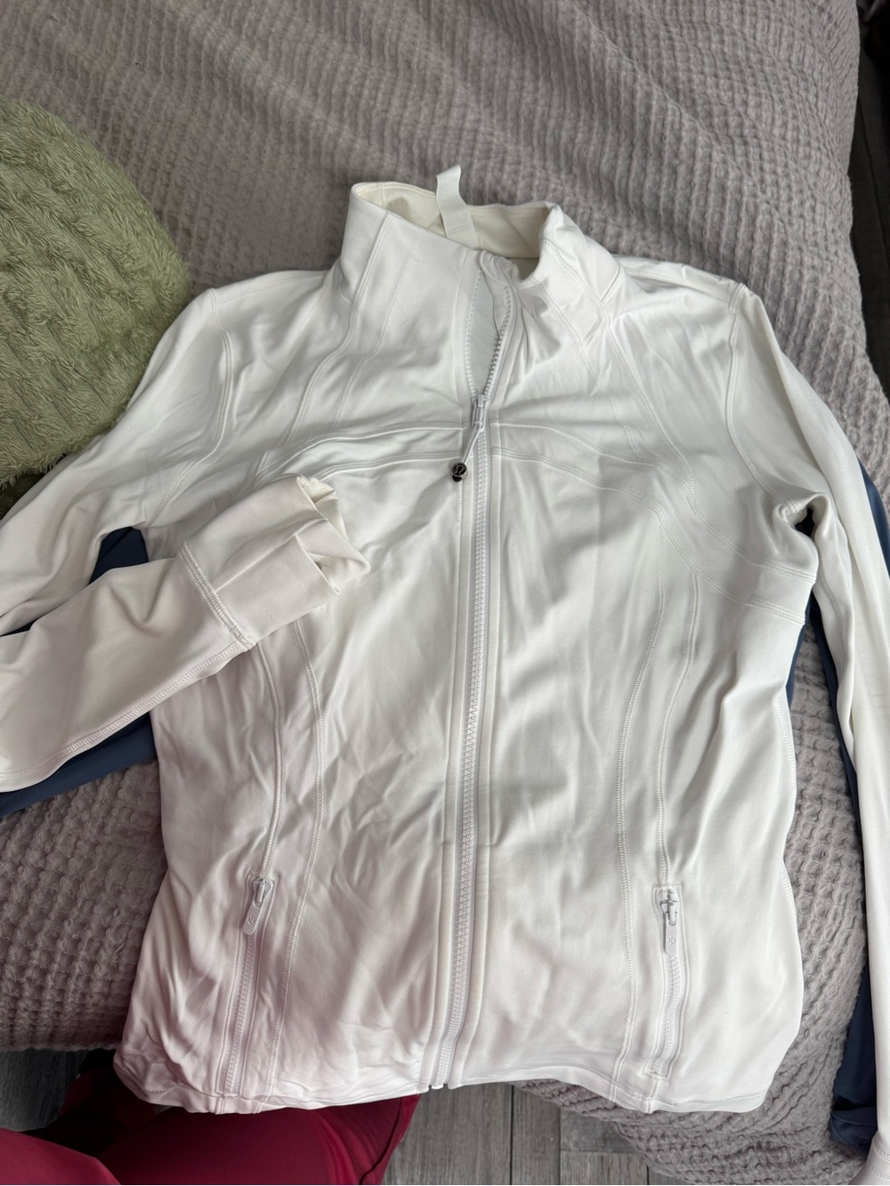 lululemon athletica White Full-Zip Utility Jacket